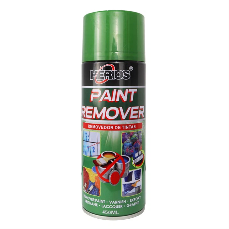 Limpiador removedor de pintura en aerosol para metal y automóviles